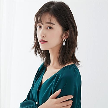 KVLmoze Baroque Pearl Earrings for Women - Elegant and Trendy Jewelry