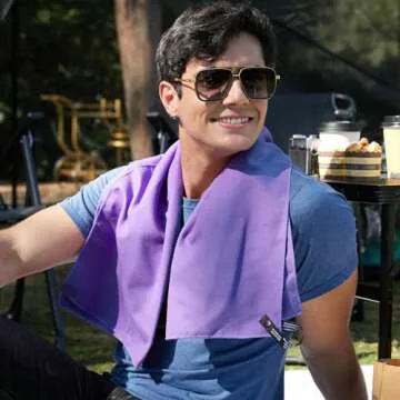 Rainleaf Microfiber Towel Perfect Travel & Gym & Camping Towel. Quick Dry - Super Absorbent - Ultra Compact - Lightweight. Suitable for Trip, Beach, Shower, Backpacking, Pool