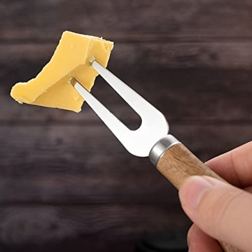 Stylish Cheese Knives Set with Wooden Handles for Parties