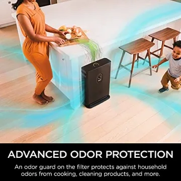 Shark Air Purifier 4 True HEPA for Clean Air and Odor Removal