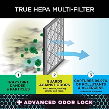 Shark Air Purifier 4 True HEPA for Clean Air and Odor Removal