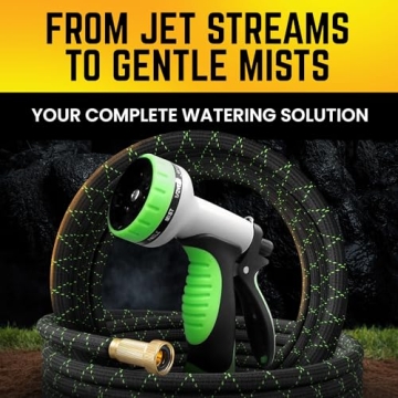 Durable POWERFLOW 100 Ft Stainless Steel Garden Hose