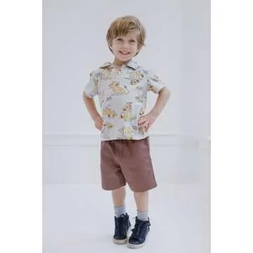 Disney Lion King Simba Toddler Boys Polo Shirt and Shorts 5T