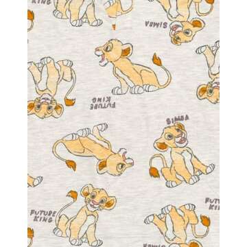 Disney Lion King Simba Toddler Boys Polo Shirt and Shorts 5T