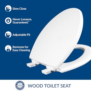 Mayfair Kendall Slow Close Toilet Seat for All Toilets