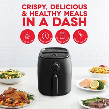 DASH Tasti-Crisp Air Fryer Oven 2.6 Qt for Healthier Meals