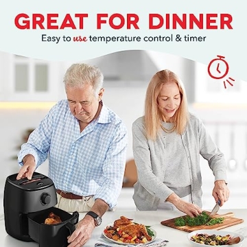 DASH Tasti-Crisp Air Fryer Oven 2.6 Qt for Healthier Meals