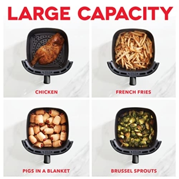 DASH Tasti-Crisp Air Fryer Oven 2.6 Qt for Healthier Meals