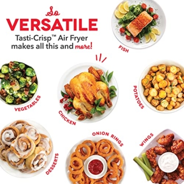 DASH Tasti-Crisp Air Fryer Oven 2.6 Qt for Healthier Meals