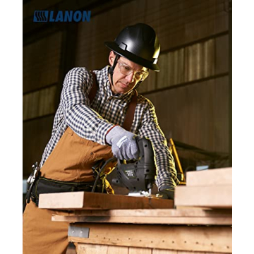 LANON OSHA Approved Full Brim Hard Hat - Safety Helmet