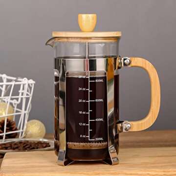 Sivaphe 34 oz Eco-Friendly French Press Coffee Maker