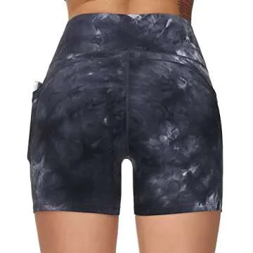 Dragon Fit Women’s High Waist Yoga Shorts with Pockets