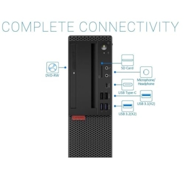 Lenovo ThinkCentre M720S SFF PC Desktop, Intel i3-8100 3.6GHz, 16GB RAM, 512GB SSD, Keyboard & Mouse...