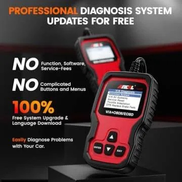 Ancel VD500 OBD2 Scanner Diagnostic Tool for Volkswagen VW Audi Skoda Seat Diagnosis Check Engine Light EPB ABS SRS Code Reader Oil Throttle Position Adaption Brake Pad Reset