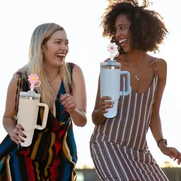 Durable Silicone Straw Topper for Stanley Cups - 11Pcs