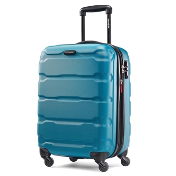 Samsonite Omni PC Hardside Expandable Luggage - 20" Carry-On, Caribbean Blue