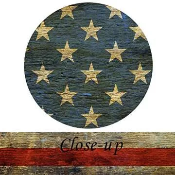 KREATIVE ARTS - 3 Panel Retro America Flag Canvas Wall Art Honored Nation Symbol Picture Framed and Stretched USA Flag Canvas Print Wall Decor for Office Decoration