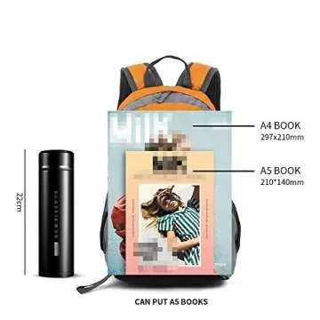 10L Small Hiking Backpack for Kids Ages 3-6 Girls Boys Under 4 feet, Mini Waterproof Outdoor Sport Travel Camping Daypack (Orange)