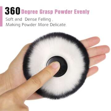 Daubigny Kabuki Brush for Makeup Blending and Coverage