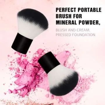 Daubigny Kabuki Brush for Makeup Blending and Coverage