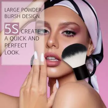 Daubigny Kabuki Brush for Makeup Blending and Coverage