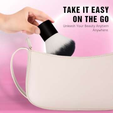 Daubigny Kabuki Brush for Makeup Blending and Coverage