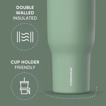Hydrapeak Voyager 40 Oz Insulated Tumbler with Straw