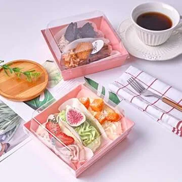 Stylish Ocmoiy Small Charcuterie Boxes for Treats