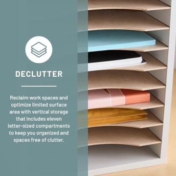 Safco Vertical Literature Organizer for Office and Classroom