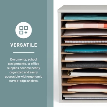 Safco Vertical Literature Organizer for Office and Classroom
