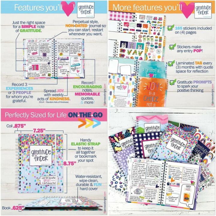 Gratitude Finder® 52 Week Journal for Women & Girls