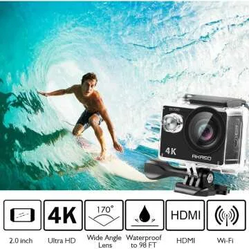 AKASO EK7000 4K Action Camera | Waterproof & HD