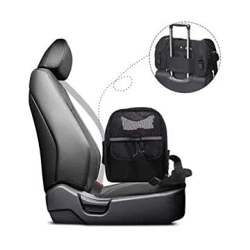 JESPET Soft-Sided Kennel Pet Carrier for Small Dogs, Cats, Puppy, Airline Approved Cat Carriers Dog Carrier Collapsible, Travel Handbag & Car Seat