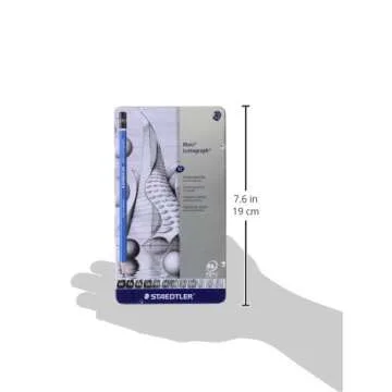 Staedtler Lumograph Graphite Drawing & Sketching Pencils, Soft Set of 12 Degrees (100G12S)