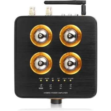 Nobsound B100 Bluetooth 5.0 Tube Amplifier USB DAC Coax/Opt Integrated Power Amp