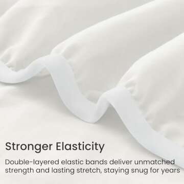 GOKOTTA Luxury Queen Sheet Set - Soft, Deep Pocket Comfort