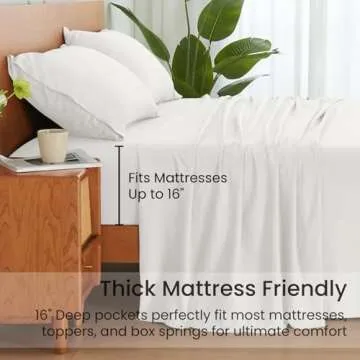 GOKOTTA Luxury Queen Sheet Set - Soft, Deep Pocket Comfort