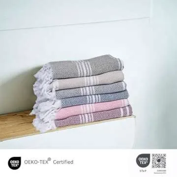 SALBAKOS - Cotton Turkish Beach Towel - Made with 100% Turkish Cotton, Lightweight, Absorbent & Quick Dry Beach Towels for Gym, Pool, Beach & Spa | 40"x70" (Pink)