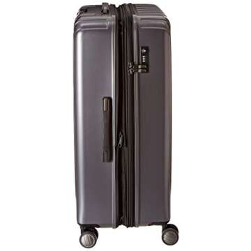 DELSEY PARIS Titanium Hardside Expandable Luggage with Spinner Wheels Checked Luggage, Graphite, Checked-Large 29 Inch