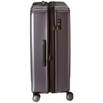 DELSEY PARIS Titanium Hardside Expandable Luggage with Spinner Wheels Checked Luggage, Graphite, Checked-Large 29 Inch