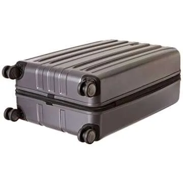 DELSEY PARIS Titanium Hardside Expandable Luggage with Spinner Wheels Checked Luggage, Graphite, Checked-Large 29 Inch