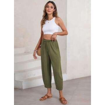 Lightweight EVALESS Harem Pants for Women - Comfort & Style