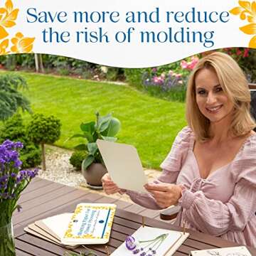 Easy Travel Flower Press Kit with Reusable Paper