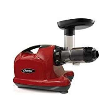 Omega J8006 Nutrition Center Quiet Dual-Stage Slow Speed Masticating Juicer Creates Continuous Fresh...