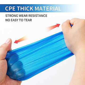 HUADYMEET Disposable Shoe Covers 200 Pack for All Sizes