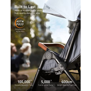 Besrey Self-Folding Lightweight Baby Stroller for Travel