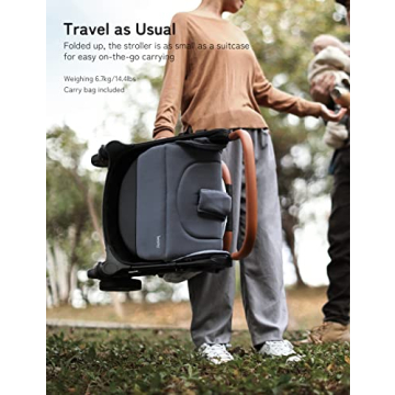 Besrey Self-Folding Lightweight Baby Stroller for Travel