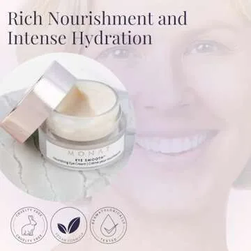 MONAT Eye Smooth™ - Rejuvenating & Hydrating Eye Cream with Plant Stem Cells and Plant Derived Squalane, 0.5 Fl Oz