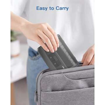 POLONO A400 Bluetooth Thermal Label Printer, 4x6 Label Printer for Shipping Packages Small Business, Bluetooth Shipping Label Printer for iPhone, Android & PC, Compatible with Amazon, Ebay, ect.