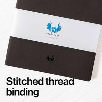 Square-Shaped Sketchbook for Ink, Watercolor, and Pencil